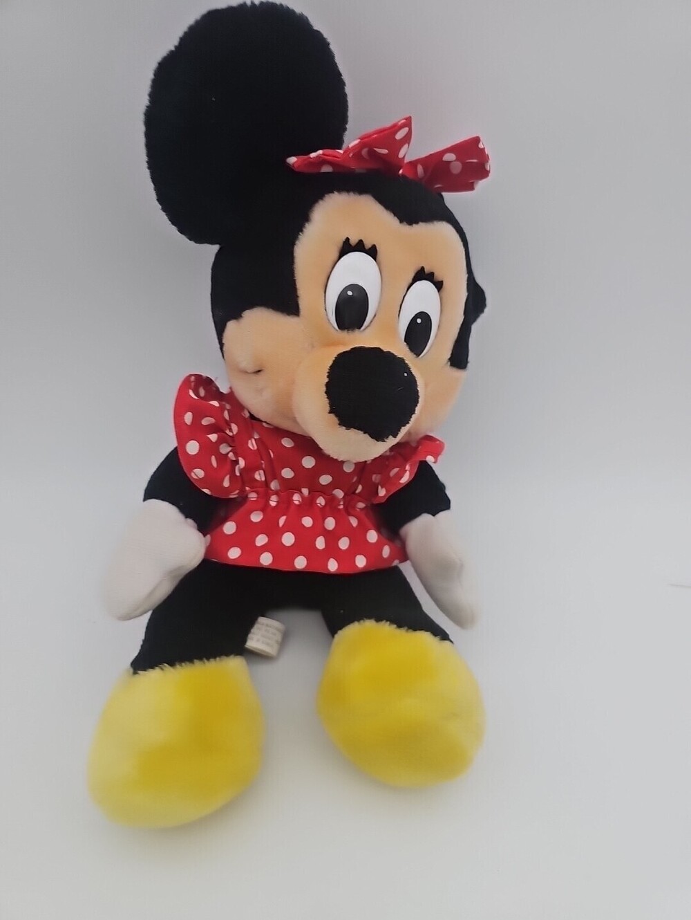 Vintage Minnie Mouse 12" Plush Walt Disney World Disneyland Spot On Nose
